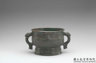图片[2]-Gui food container with animal-mask and strips pattern, Western Zhou period (c. 1046-771 BCE)-China Archive